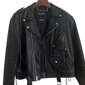 Wilsons Leather Thinsulate Moto Jacket - Size XL